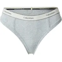 Calvin Klein String 'Heritage Classic' gris clair / noir / blanc