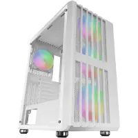 Mars Gaming Mcvault Argb Pc Tower Case Blanc