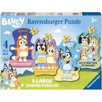 Ravensburger Bluey 4-en-1 10-12-puzzle 1-16 pièces Multicolore Multicolore One Size