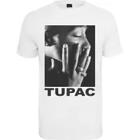 Mister tee Tupac Profile T-shirt Blanc M Homme