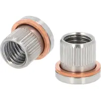 Ks Tools Douille de rechange avec bague en cuivre, paquet de 10 FF M9x1,25 - 122.1303