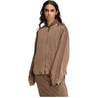 Adidas Originals Corduroy Sst Full Zip Sweatshirt Marron 2XS Femme