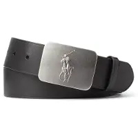 Ralph Lauren Ceinture 'VACCHETTA' noir