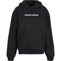 Miss Tee Karma Butterfly Fluffy Hoodie Noir 5XL Femme
