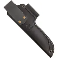 Casström Étui No.10 sheath + firesteel holder, musta