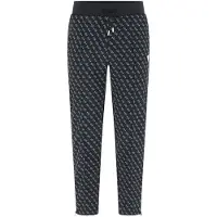 GUESS Pantalon de sport 'KORBIN' noir / blanc