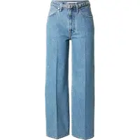 Levi's Jean 'Ribcage Wide Leg Belted Jeans' bleu denim