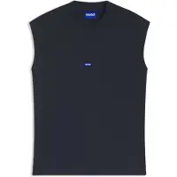HUGO Navertz 01 Blue Sleeveless T-shirt Bleu M Homme