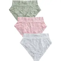 Next Slip vert / rose / blanc