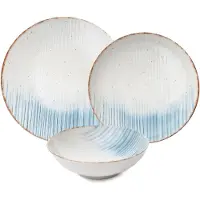 Hermia Concept , GBSATN24Y4R319314, Services de table, Service de table (24 pièces), Multicolore, Porcelaine, 25 x 25 x 2 cm