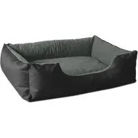 Markenlos Lit pour chien lavable avec matelas et coussin
