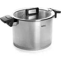 Norbert Woll Woll Concept Casserole haute avec couvercle : Tous feux y compris induction : Ø 24 cm, 17 cm de haut, 7.6 litres