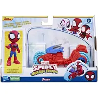 Marvel Spidey Figurine Et Set De Moto Rouge Rouge One Size