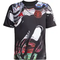 Adidas Manchester United 25/26 Pre Match Junior Short Sleeve T-shirt Gris 13-14 Years Garçon