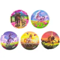 Ergobag accessoires pour cartables Klettie-Set Ponyhof vert multicolore