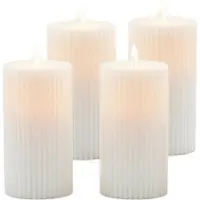 Relaxdays 4x bougies (4x)
