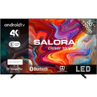 Salora SMART55TV, 139,7 cm (55"), 3840 x 2160 pixels, LED, Smart TV, WLAN, noir