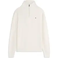 Tommy Hilfiger Mw0mw42916 Half Zip Sweater Blanc L Homme