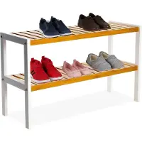 Relaxdays Étagère à chaussures (70 x 26 x 33 cm)