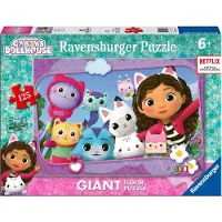 Ravensburger , Puzzle géant de sol 125 pièces La maison de poupée de Gabby, Coloré