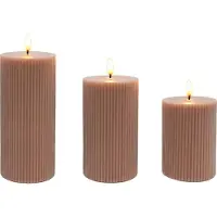 Relaxdays 3x bougies (3x)