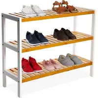 Relaxdays Étagère à chaussures (70 x 26 x 55 cm)