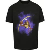 MT T-Shirt jaune / violet clair / orange foncé / noir