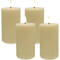 Relaxdays 4 bougies (4x)