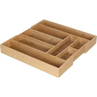 Relaxdays Range-couverts, Range-couverts, Marron