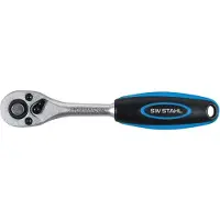 SW-Stahl 05795SB Cliquet réversible 1/4 pouce I Denture fine avec 72 dents I Blocage de l'insert I Acier au chrome-vanadium