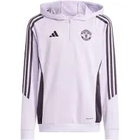 Adidas Sweat de sport 'Manchester United Tiro 25 Competition' violet clair / noir / blanc