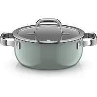 WMF Fusiontec Mineral Pro, Bratentopf mit Decke, 20 cm, Eucalyptus Haze 3201114175 4000530760715