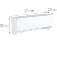 Relaxdays Wandgarderobe