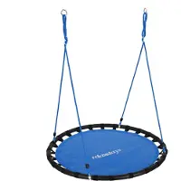 Relaxdays Balançoire nid d'oiseau rond 120 cm