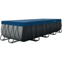 Intex Rectangular All Year Pool Cover Bleu 5.36x2.67 m