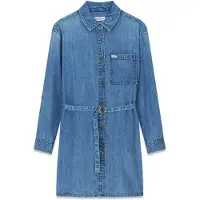GUESS Robe-chemise bleu denim