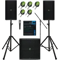 Mackie Thump212 Complete PA System Bundle