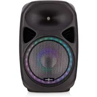 Gear4Music Galaxy 15" Active Light Up Speaker by