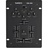 SubZero DM-200 2 Channel DJ Mixer with USB