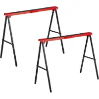 Relaxdays Klappbarer Arbeitsbock 100 kg 2er Set (100 cm, 49 cm)