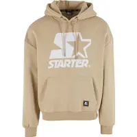 Starter Black Label Starterd Logo Oversized Hoodie Beige M Homme