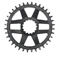 E*thirteen Helix Race Gr Dm 7mm Offset Chainring Argenté 36t