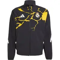 Adidas Veste de sport 'Real Madrid Avengers Z.N.E. Anthem' jaune / noir / blanc
