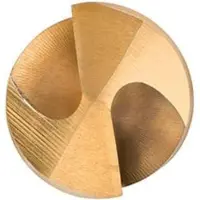 DORMER Foret hélicoïdal DIN/ANSI type N A022 Ø nominal 2,5 mm HSS rectifié TiN Queue cylindrique 2,5xD (2,5 mm, 2.5)