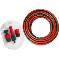 Floraworld Kit de tuyau d'eau FITT 20m avec raccords (20 m)