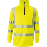 Kübler REFLECTIQ Sweat zippé PSA 2 jaune vif 3XL (3XL)