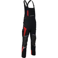 Kübler Salopette BODYFORCE PSA 2 noir/rouge moyen Forme 3125 Taille 56 (56)