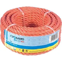Magni Corde PP 12mm torsadée orange anneau SB 20m (20 m)