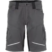 Kübler Hommes, Short, Short en stretch ACTIVIQ anthracite/noir Forme 2950 Taille 64, Noir, (64)