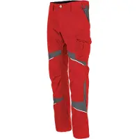 Kuebler Pantalon femme ACTIVIQ cotton+ rouge moyen/anthracite Forme 2550 Taille 34 (34)